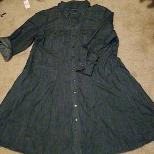 Denim dress